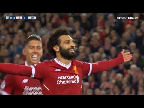 Mohamed Salah vs Sevilla ● 2-2 UCL HOME ● 13-09-2017 HD