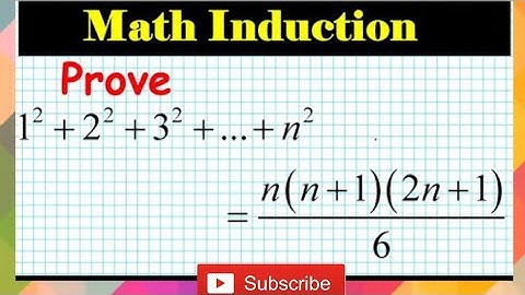 Sum of square of first n natural Numbers derivation or prove.  #mathematics   #square numbers