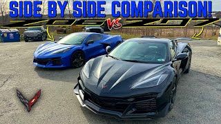 C8 Corvette Z06 WITH or WITHOUT the Z07 package? SIDE BY SIDE detailed comparison!