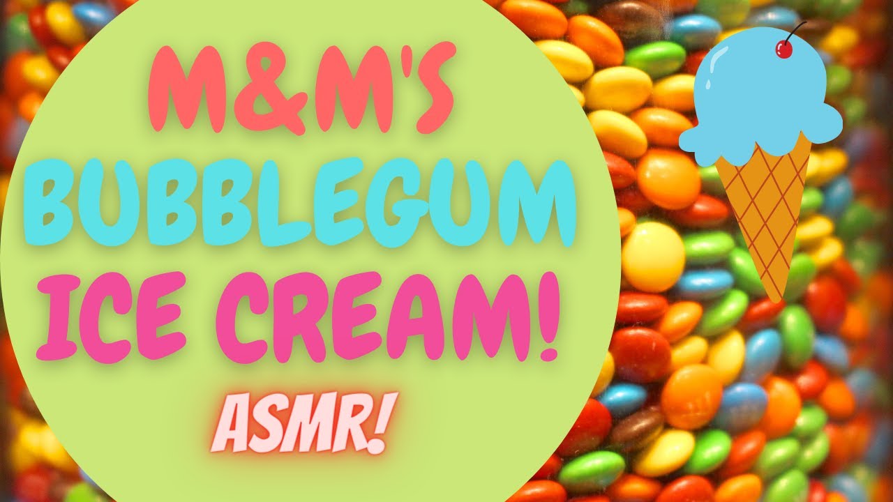 M&M'S ICE CREAM ROLLS ASMR YouTube