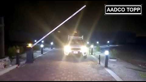 Aadco | BFT Moovi 60 Gate Barrier with IP Tech and Loop Detector at Al Rawabi  Al Ain, UAE