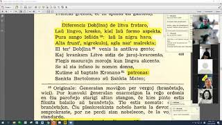 48 | Sinjoro Tadeo 6: 395-484 | Pan Tadeusz – 에스페란토 판 타데우시 6권 공부 (zoom)