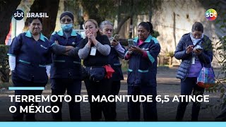 Tremor de 6,5 assusta moradores na capital do México; não há vítimas | #SBTBrasil