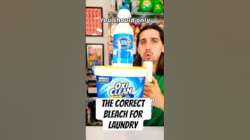 Do NOT Use Chlorine Bleach On Your Clothes #laundry