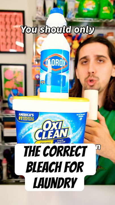 Do NOT Use Chlorine Bleach On Your Clothes #laundry