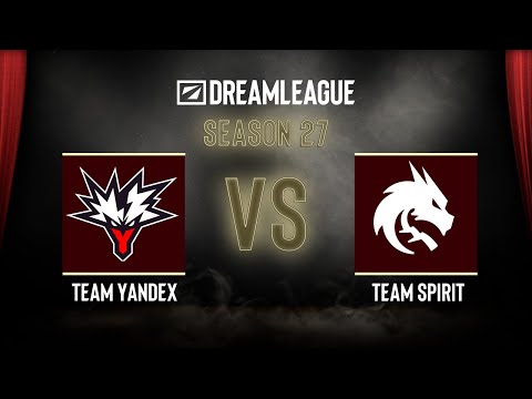 Dota2 - Team Yandex Vs Team Spirit - Dreamleague Season 27 - Playoffs