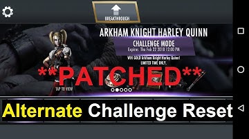 ***PATCHED***  Injustice GAU Android (glitch): Alternate Method to Reset the Challenge
