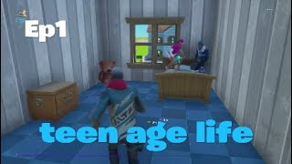 A fortnite roleplay(teenager life)/EP1///The party