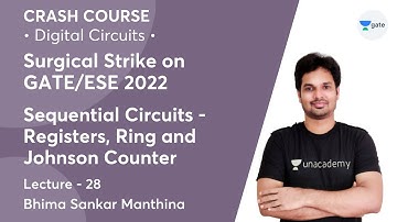 Sequential Circuits - Registers,Ring and Johnson Counter | Lec 28 | Digital Circuits | Crash Course