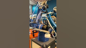 final Loading robot arm test completed #machine #automatedmachine #productivity #factory