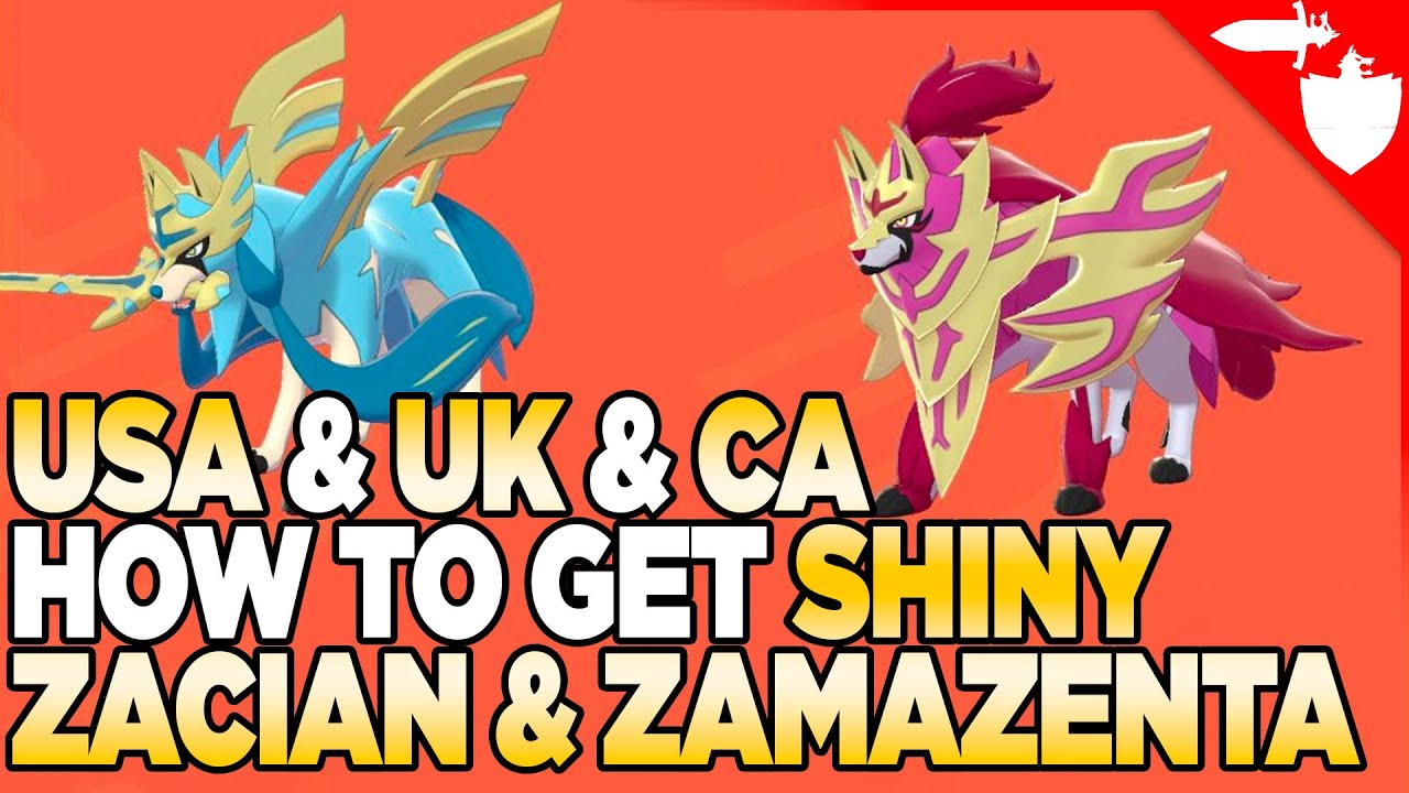 ⁣*LIMITED TIME* How To Get SHINY Zacian & Zamazenta (USA + CA + UK)