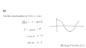 📚 How to find the critical numbers of a function