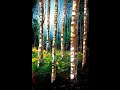 Spray Paint Art 12- The Birch Forest