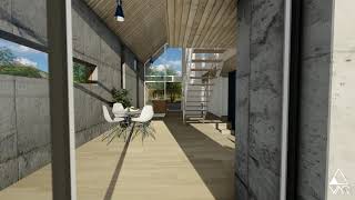 VAR - Architectural movie: Lake house - daylight scene VAR - Architectural movie: Lake house - daylight scene