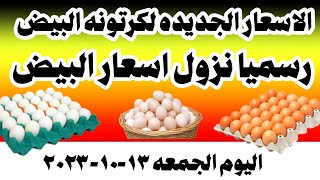 اسعار البيض اليوم سعر البيض اليوم الجمعه ١٣-١٠-٢٠٢٣ في المحلات في مصر