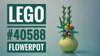 Lego #40588 Flowerpot- Speed Build & Pictures
