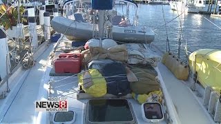 Volunteers collect donations to take to Haiti following Hurricane Matthew
