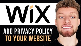 How To Add Privacy Policy To Wix Website (Step By Step)
