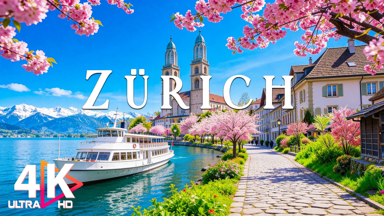 Zurich Spring Zurich Spring 4K 🌸 A City in Bloom – Dreamy Journey in the Heart of ...