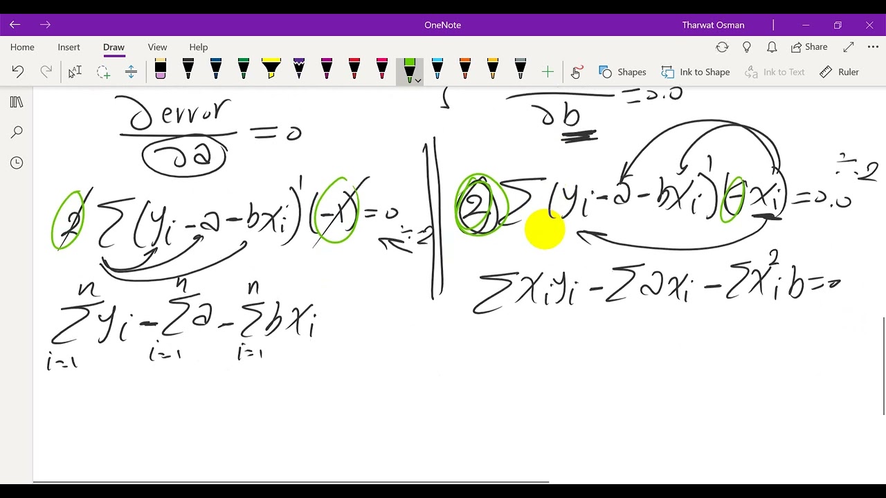 Curve fitting part 1 straight line