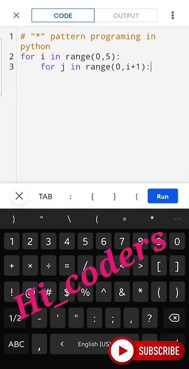 star pattern programing in python! star pattern kaise print karye ... image.