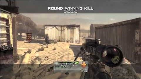 MW2 quick scope competition PART 1