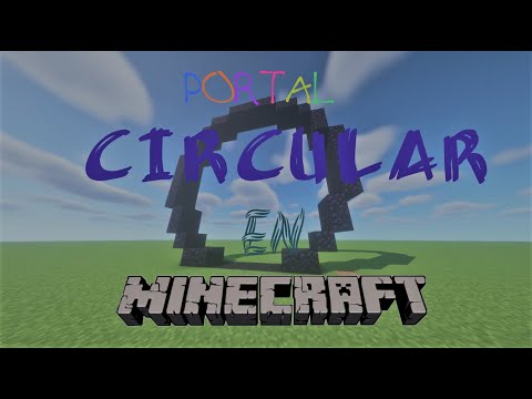 PORTAL circular MINECRAFT