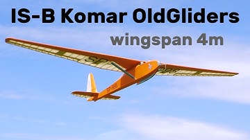 IS-B Komar OldGliders | 4m scale RC glider | 4K | Rokytnice 2024