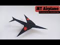 Easy way to make a Jet Paper Airplane - Origami Easy
