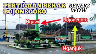 BENER2 WOW! 40 KM NGANJUK - BOJONEGORO - NGAWI (VIA SEKAR), 80% HUTAN!