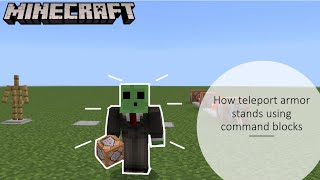 (Command Block Tutorials) How to teleport armor stands in MCPE and Java