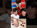 Coca-Cola vs. Pepsi: The Ultimate UNO Staircase Memory Duel! #challenge #funny #shorts