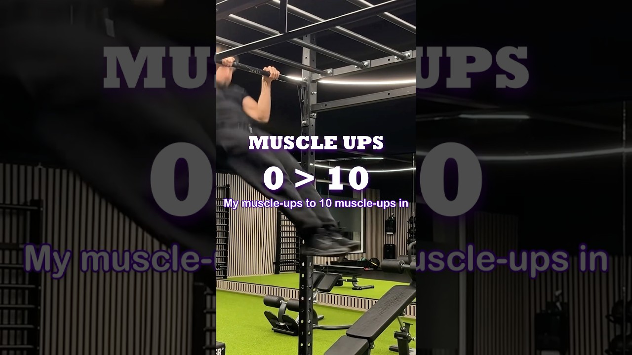 This Is What 6 Months of Calisthenics Did to My Strength #calisthenics #pullups #dips #muscleup