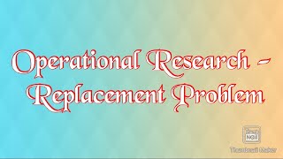 PG TRB/ Polytechnic TRB - Operational Research