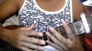 How to play Dark Necessities - Red Hot Chili Peppers on GUITAR CHORDS!! ACORDES!!
