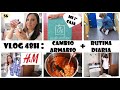 VLOG 56: RUTINA DIARIA + CAMBIO DE ARMARIO // DISFRUTABOX // Haul HYM // Parque // COMIDA