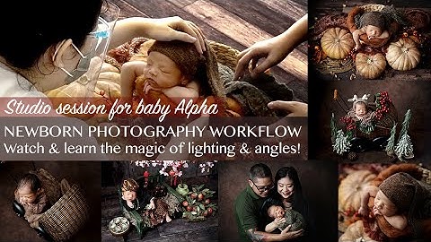Newborn Photography Workflow by Margaret Han - Learn from behind the scene to final results!