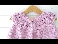 How to crochet a lace top baby cardigan / sweater - the Rosie cardigan