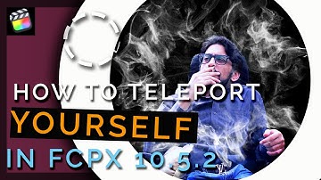 HOW TO TELEPORT YOURSELF IN FINAL CUT PRO X | DISAPPEAR YOURSELF IN Final Cut Pro X | FCPX TUTORIALS