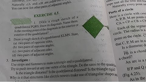 Ncert class 6th Maths chapter 4 Ex 4.5 Basic geometry ideas solution