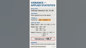 Variance Explained with Data 📊 | Statistics for AI & Data Science