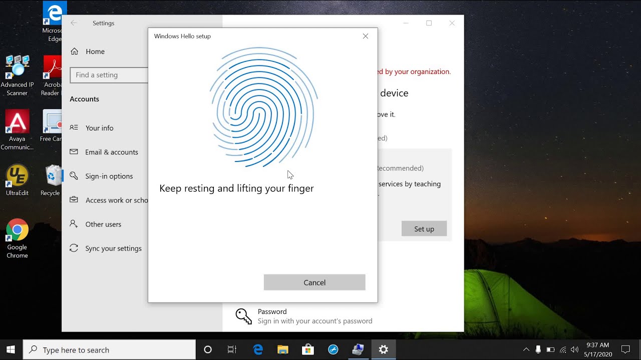 digitalpersona fingerprint software hp windows 10