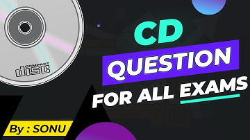CD MCQ Questions (Compact disc important MCQs with answers for Computer related Competitive exams)