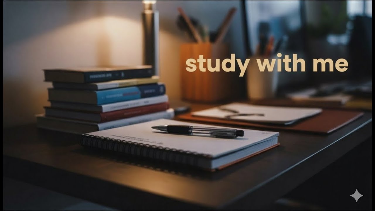 STUDY WITH ME LIVE ☁️ Silent Focus Session (Real Time / No Music)