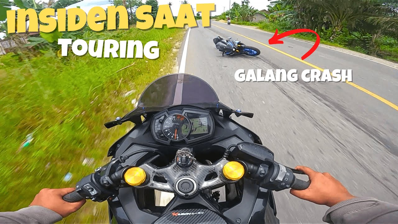 INSIDEN SAAT TOURING ‼️R15V4 CRASH | BAHAYA NYA JALANAN LINTAS