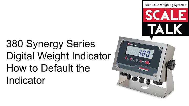 ScaleTalk: How to Default the 380 Synergy Series