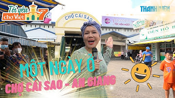 Đi dạo một vòng chợ nông sản Cái Sao - An Giang