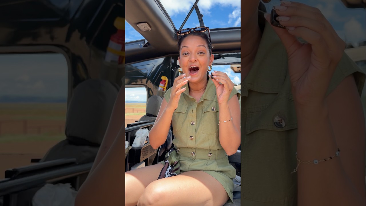Jungli *HAATHI*🐘hume marne aa raha tha😰🤣STORYTIME in #masaimara #relatable #kenya