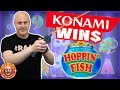 WHO ❤️’S KONAMI JACKPOTS?! 🎰Oriental Festival & Hoppin’ Fish JACKPOT$!