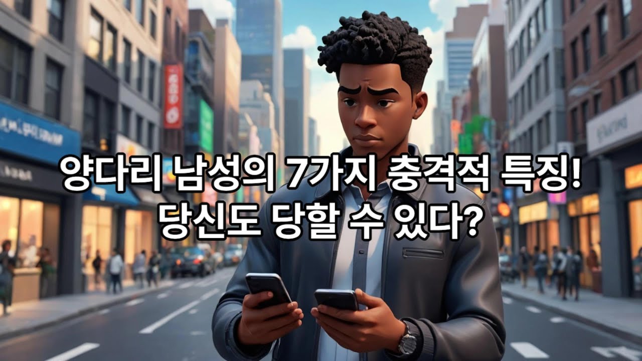 양다리 걸치는 남자의 7가지 특징 !